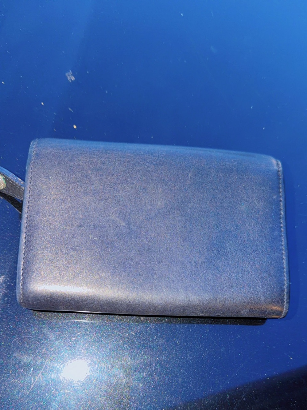 Coach Men’s Navy Leather Bifold Wallet - Picture 3 of 3